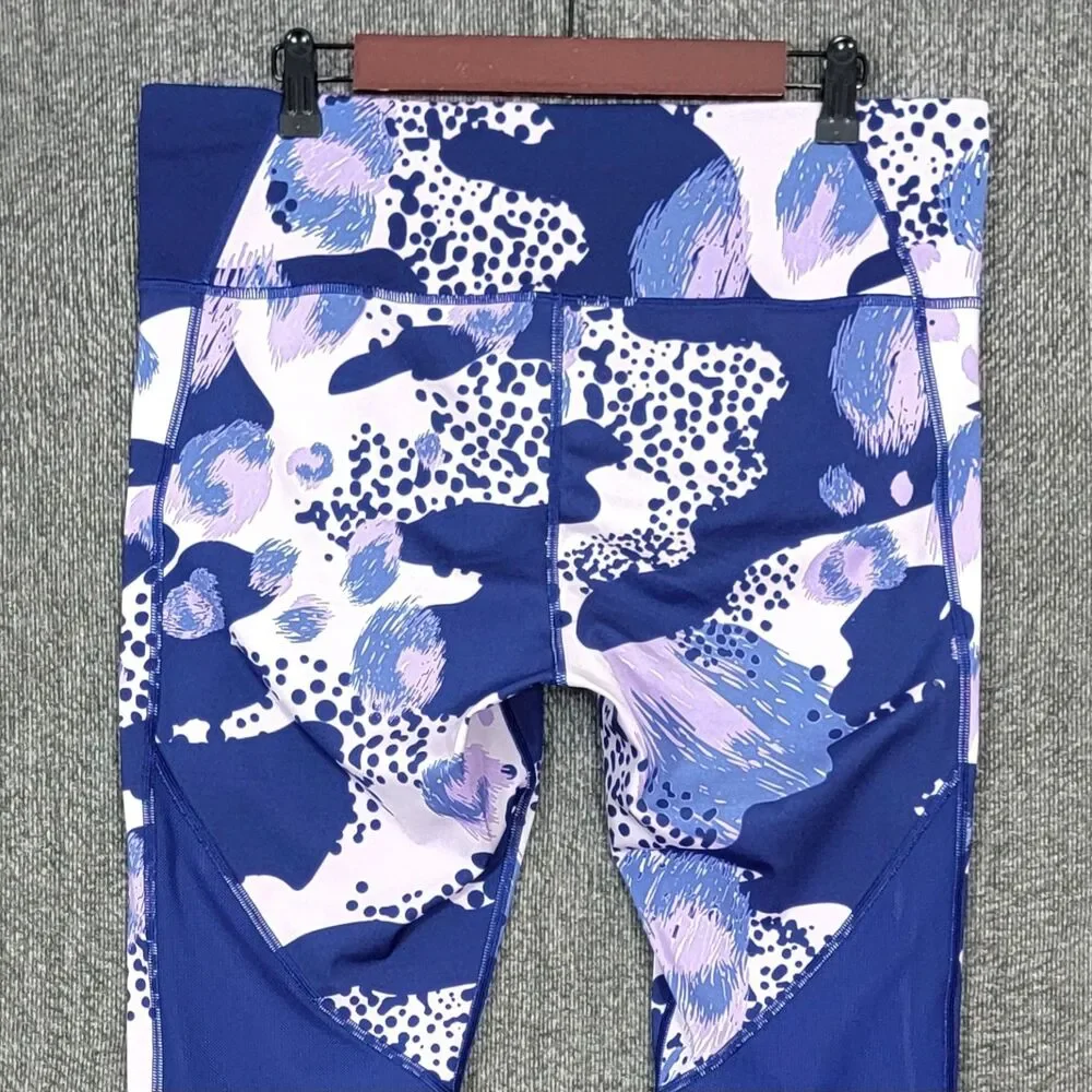 Under Armour Leggings Womens XL Bluish Purple Breathelux Print Athletic #1366941 - Picture 9 of 14